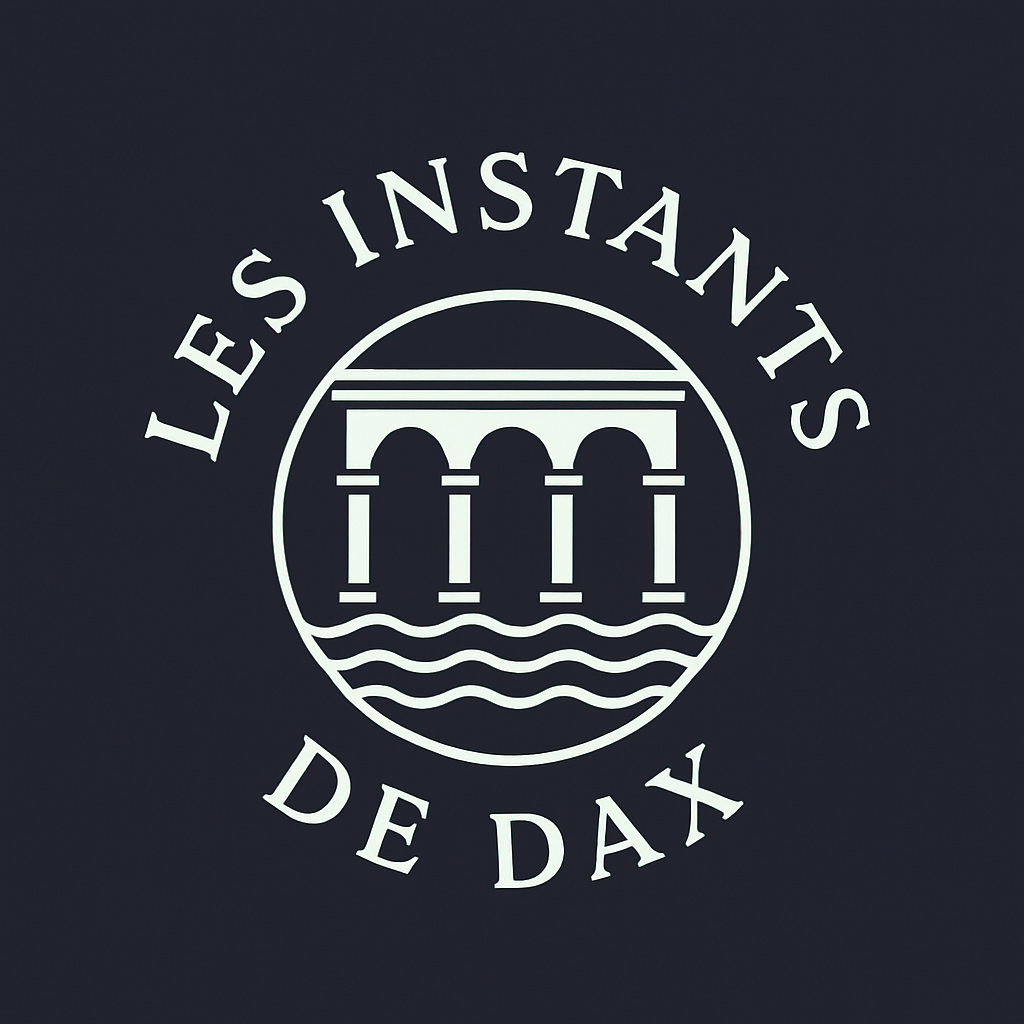 Logo les instants de Dax noir & blanc - Site de Location saisonnière 